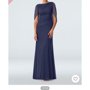 NEW Azazie Belladonna dress. Never worn. Custom size and nearest Size 8.